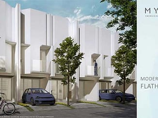 myza rumah flat house modern bsd city