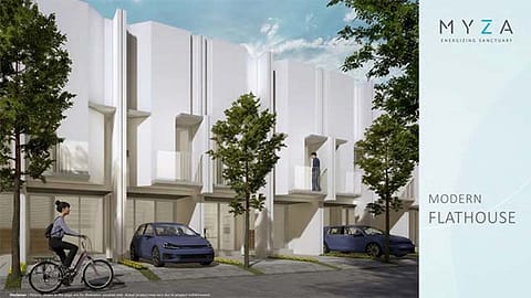 MYZA BSD City dengan desain Flathouse Modern