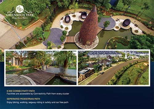 Cluster terbaru bsd dengan Desain lanskap mewah.
