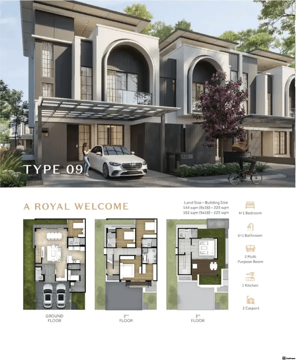 Desain & Layout Rumah Type 9