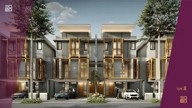 Fasad rumah type 8