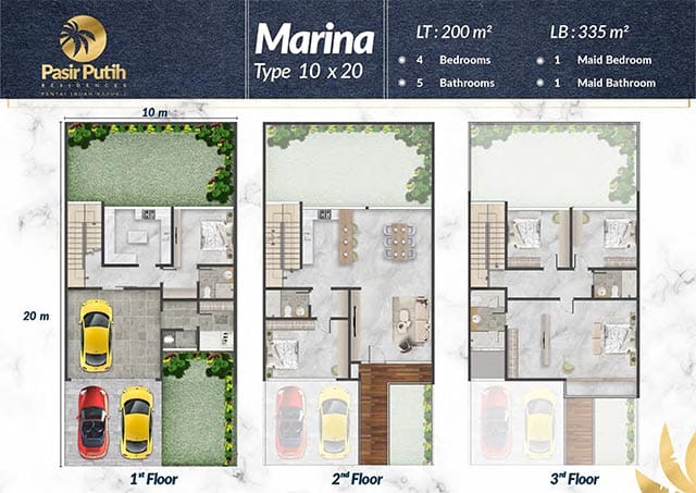 Floor Plan Rumah Type Marina