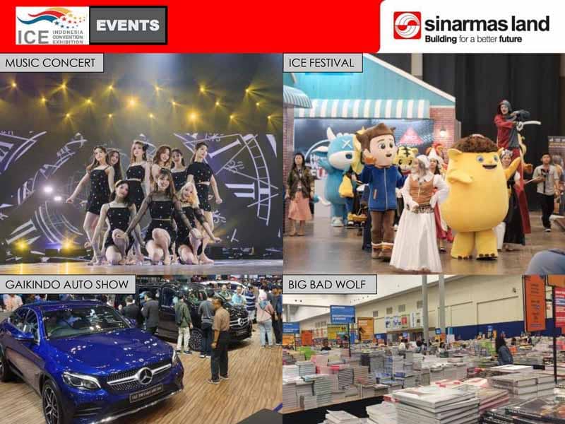 Music Concert, ICE Festival , Gaikindo Auto Show and Big Bad Wolf Event at ICE BSD 